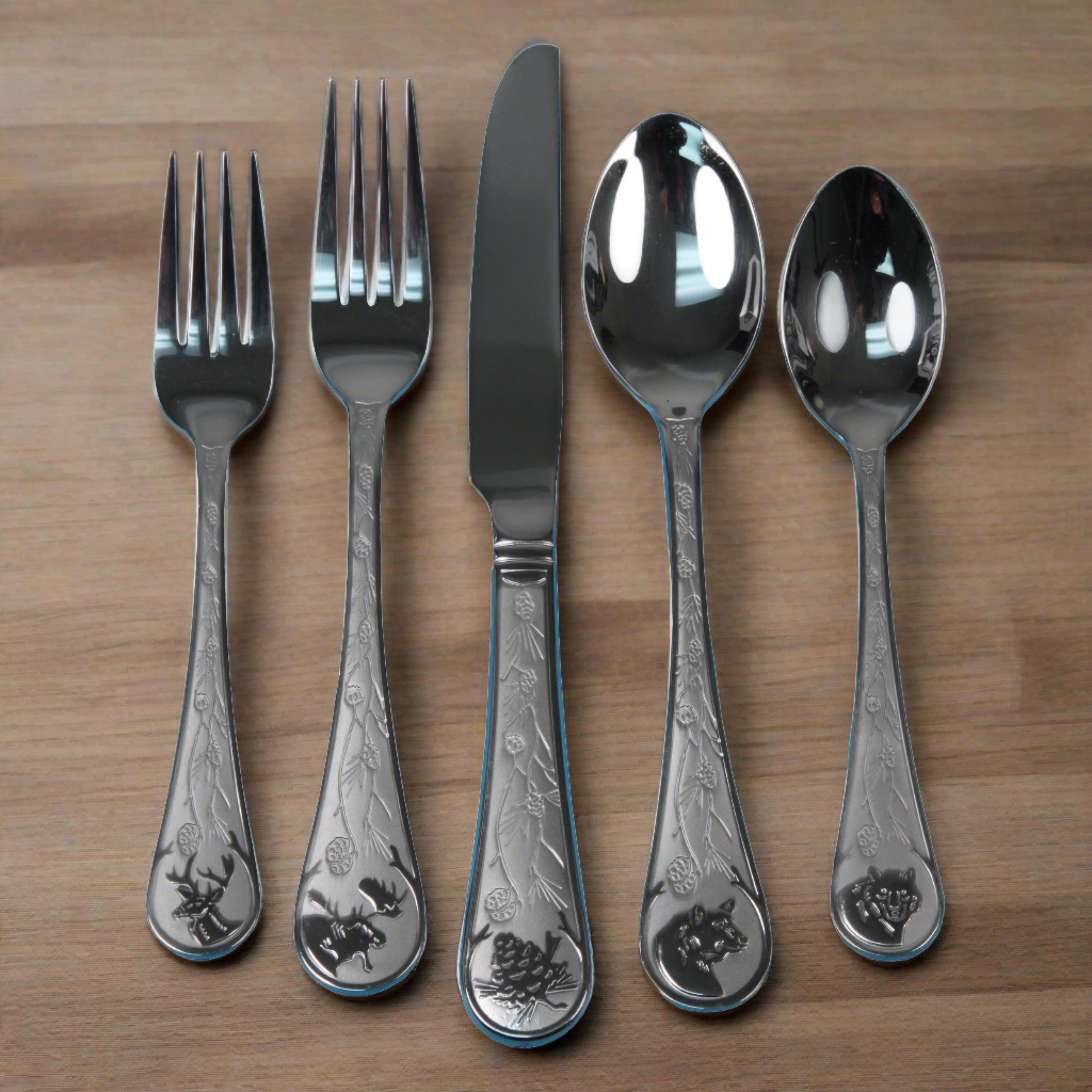 Flatware 20 Piece Set | Stainless Steel Durable Cutlery – Rivers