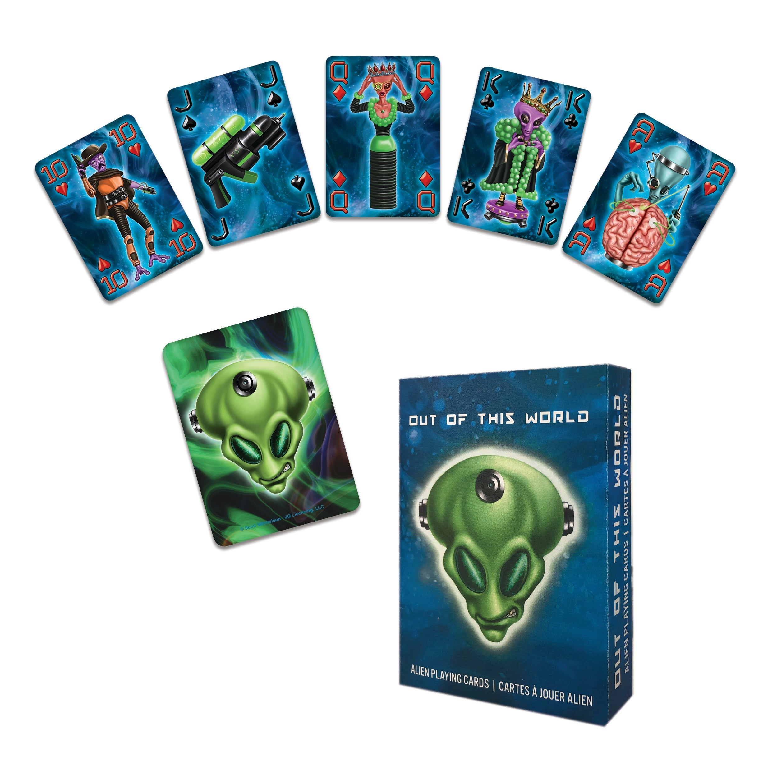 Playing Cards-Alien - Unique & Creepy Outer World Deck – Rivers