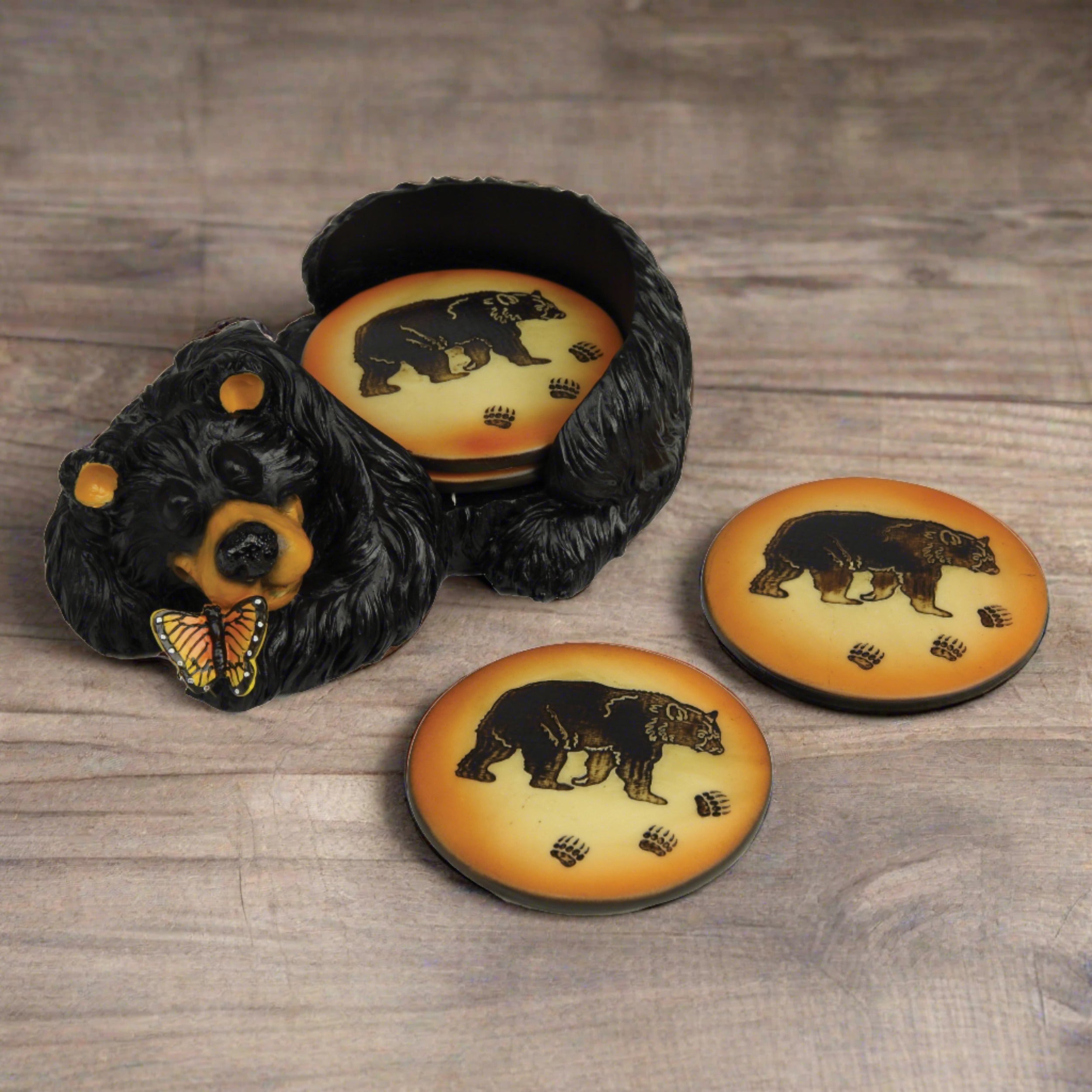 Coaster Set Bear