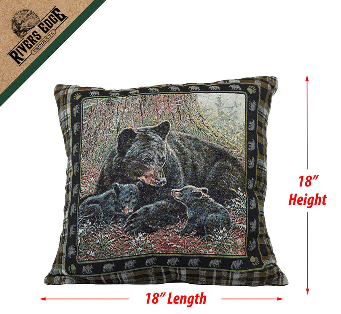 Tapestry Pillow 18in - Moose 2pk