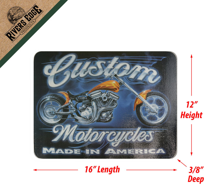 Cutting Board 12In X 16In Custom Motorcycles