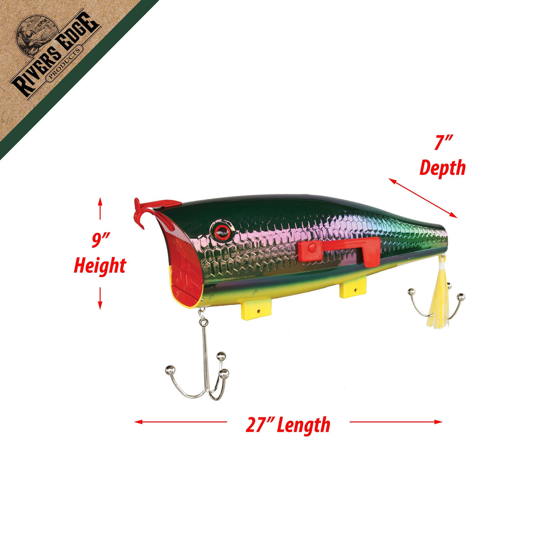Mailbox-Firetiger Lure - Unique Shad Fishing Lure Mailbox Rivers Edge Products Mailbox-Firetiger Lure - Unique Shad Fishing Lure Mailbox Rivers Edge Products