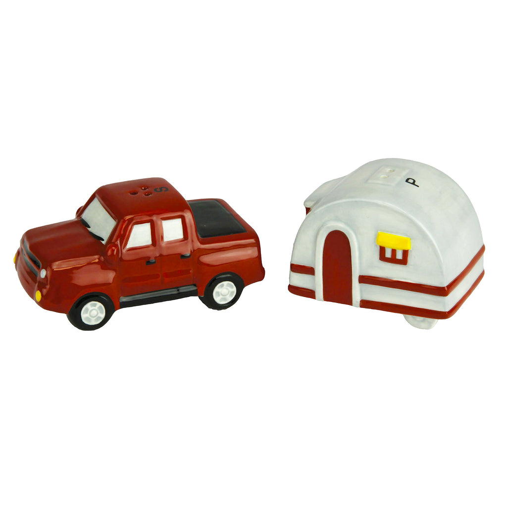 Salt and Pepper Shakers - Truck and Camper