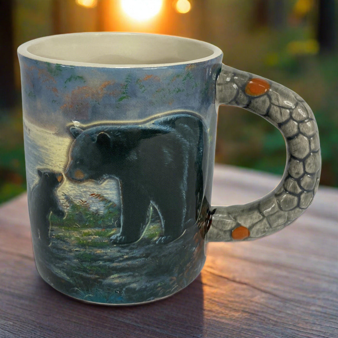 Ceramic Mug 3D 15Oz Bears Scene