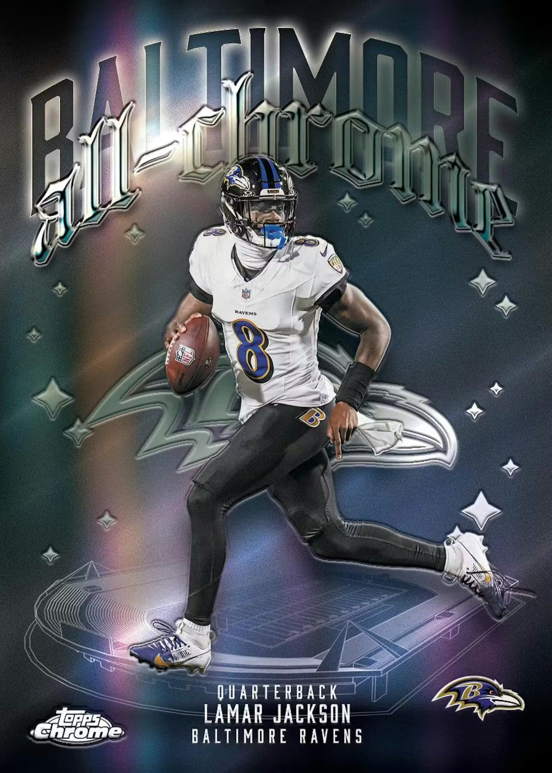 2025 Topps Chrome Football Value Box