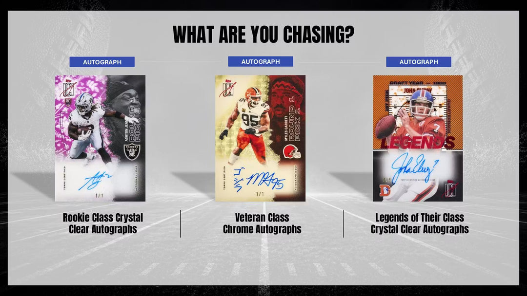 2025 Topps Signature Class Football Hobby Box