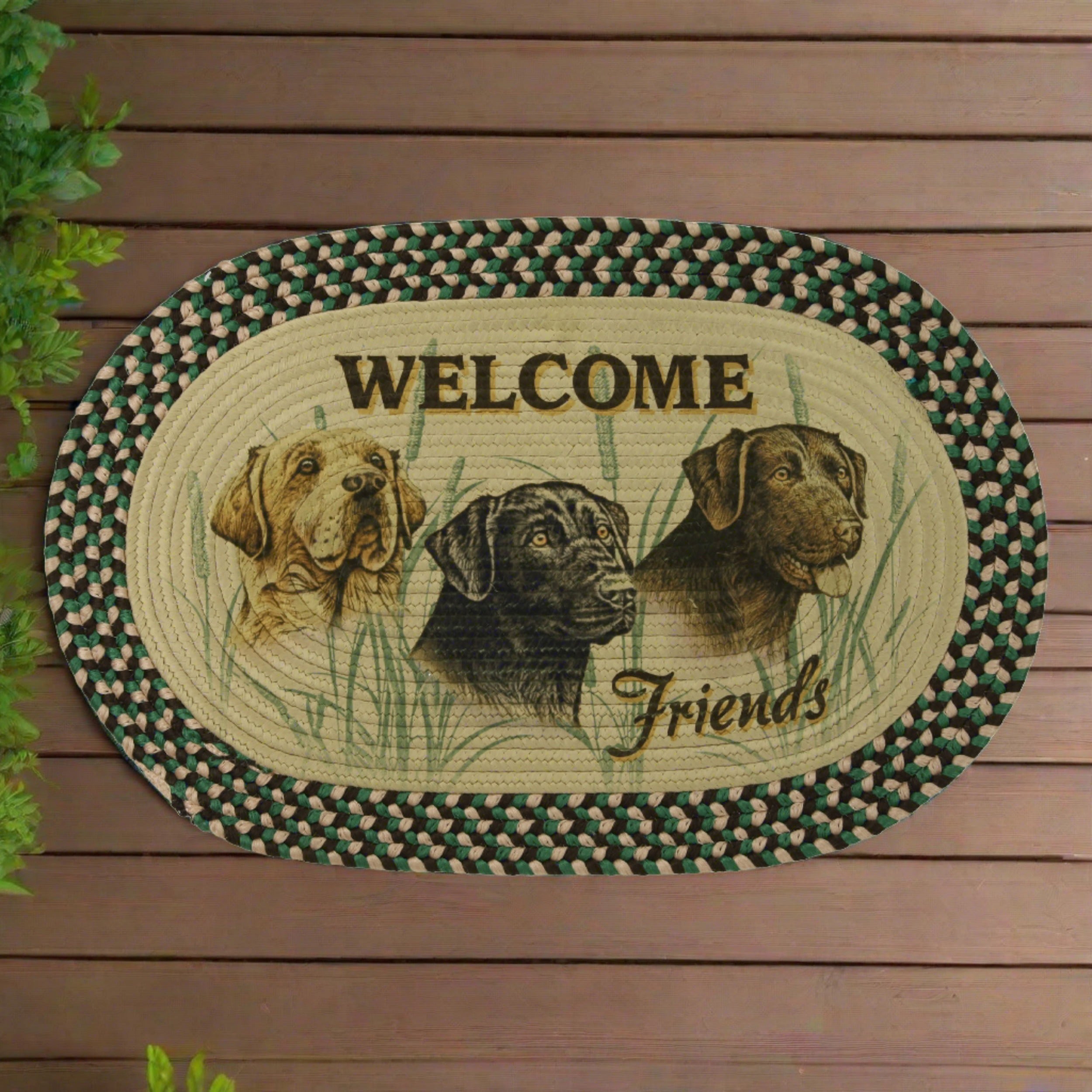 Braided Rug 26-inch Oval-Labs – Rivers Edge Products
