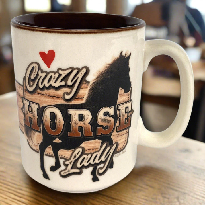 Ceramic Mug 16Oz Crazy Horse Lady