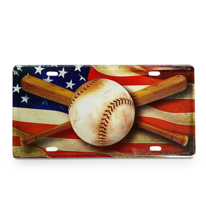Vanity License Plate 12In X 6In American Baseball
