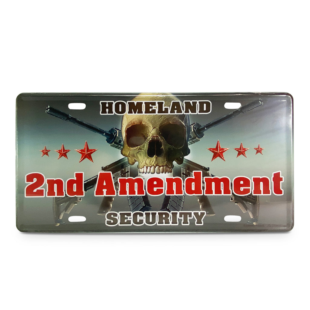 Vanity License Plate 12in x 6in - 2nd Amendment