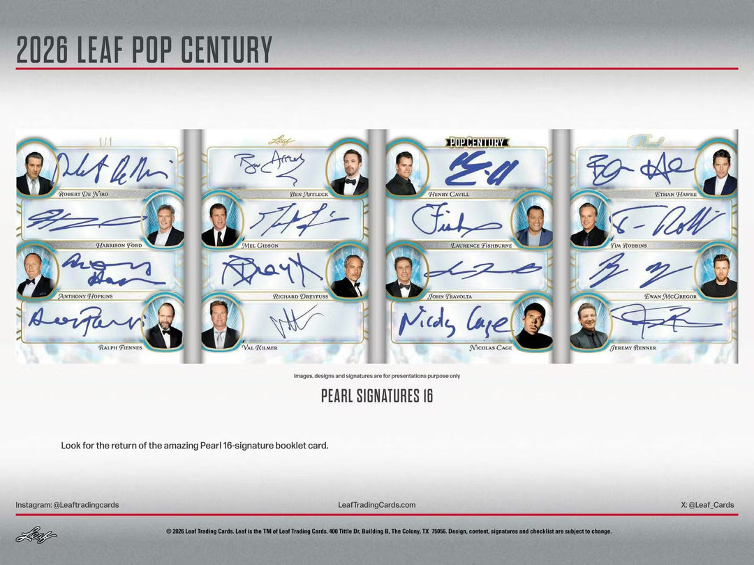 2026 Leaf Metal Pop Century Hobby Box