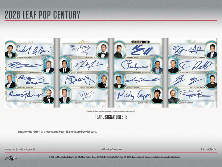 2026 Leaf Metal Pop Century Hobby Box