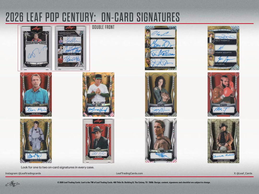 2026 Leaf Metal Pop Century Hobby Box