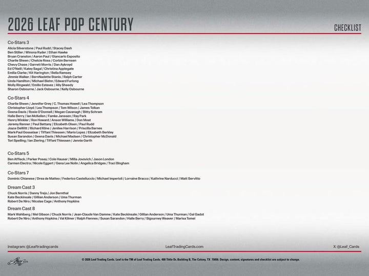 2026 Leaf Metal Pop Century Hobby Box