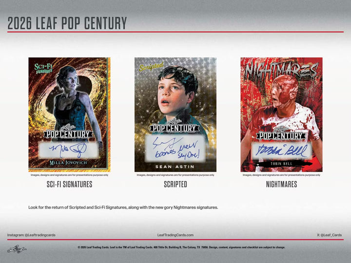 2026 Leaf Metal Pop Century Hobby Box