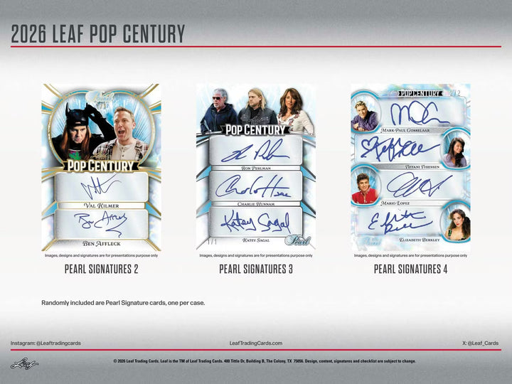 2026 Leaf Metal Pop Century Hobby Box