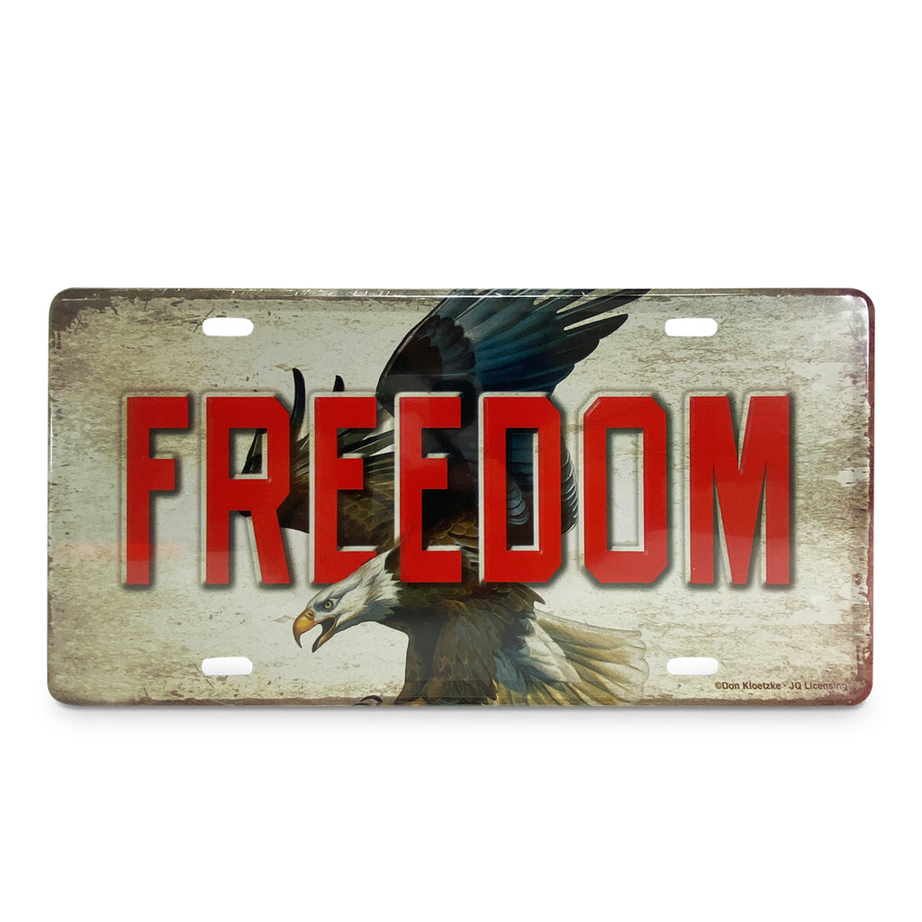 Vanity License Plate 12in x 6in - Eagle Freedom