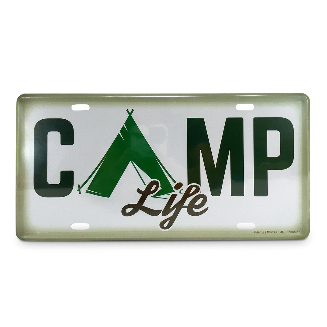 Vanity License Plate 12In X 6In Camp Life