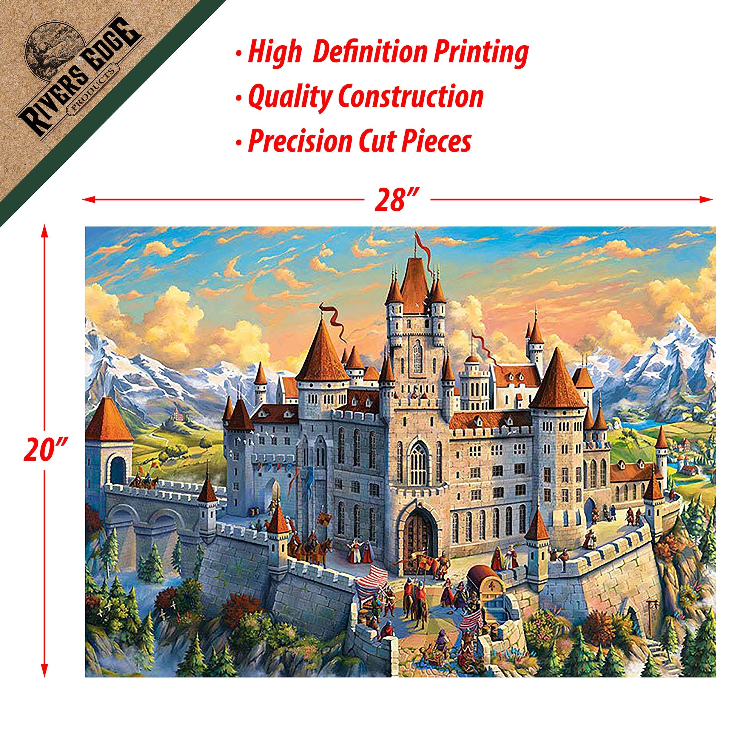 Puzzle in Tin 1000-Piece Old Castle - Stunning Castle Scene