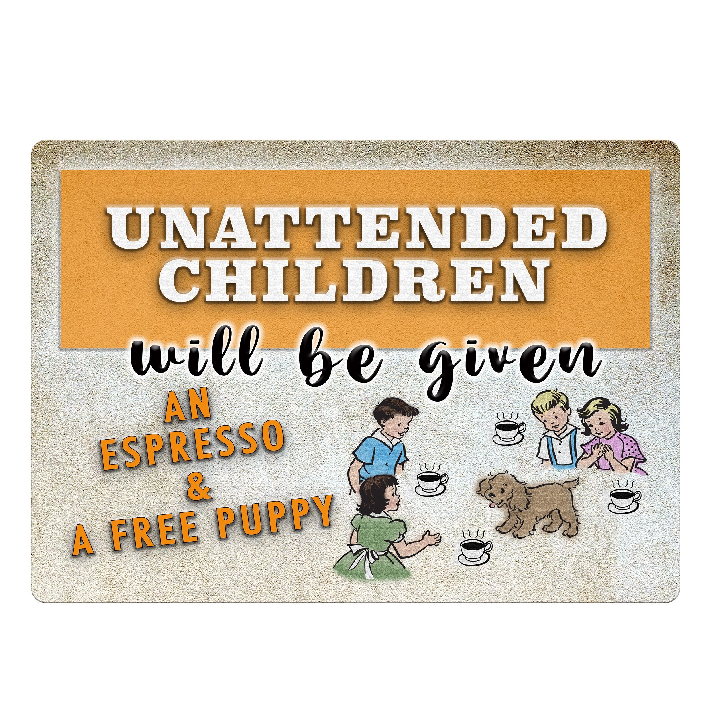 Tin Sign 12in x 17in - Humorous Metal Wall Decor for Home – Rivers Edge ...