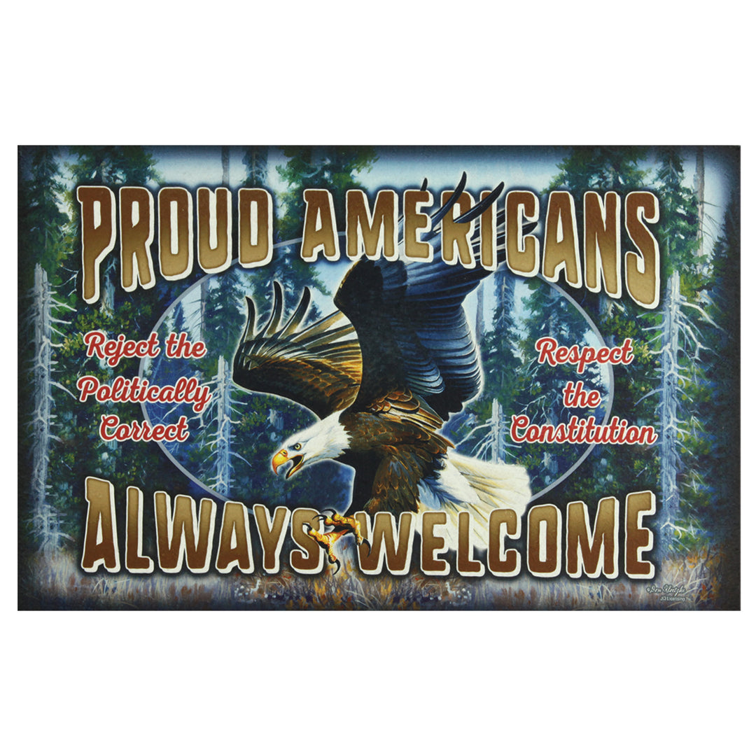 Door Mat Rubber 26-inches by 17-inches - United We Stand