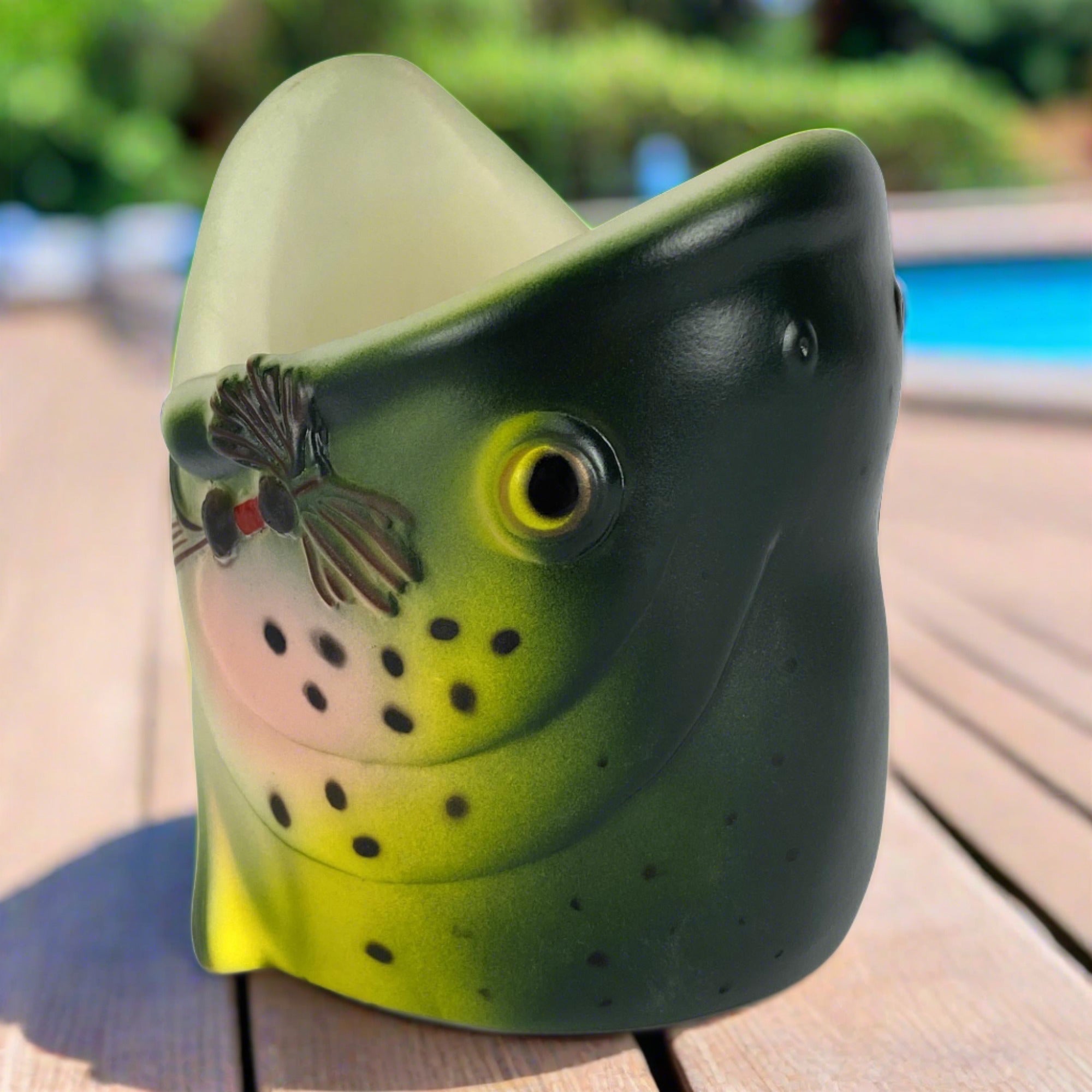 Can Cooler for Tailgating, Fishing & More - Unique Trout Design