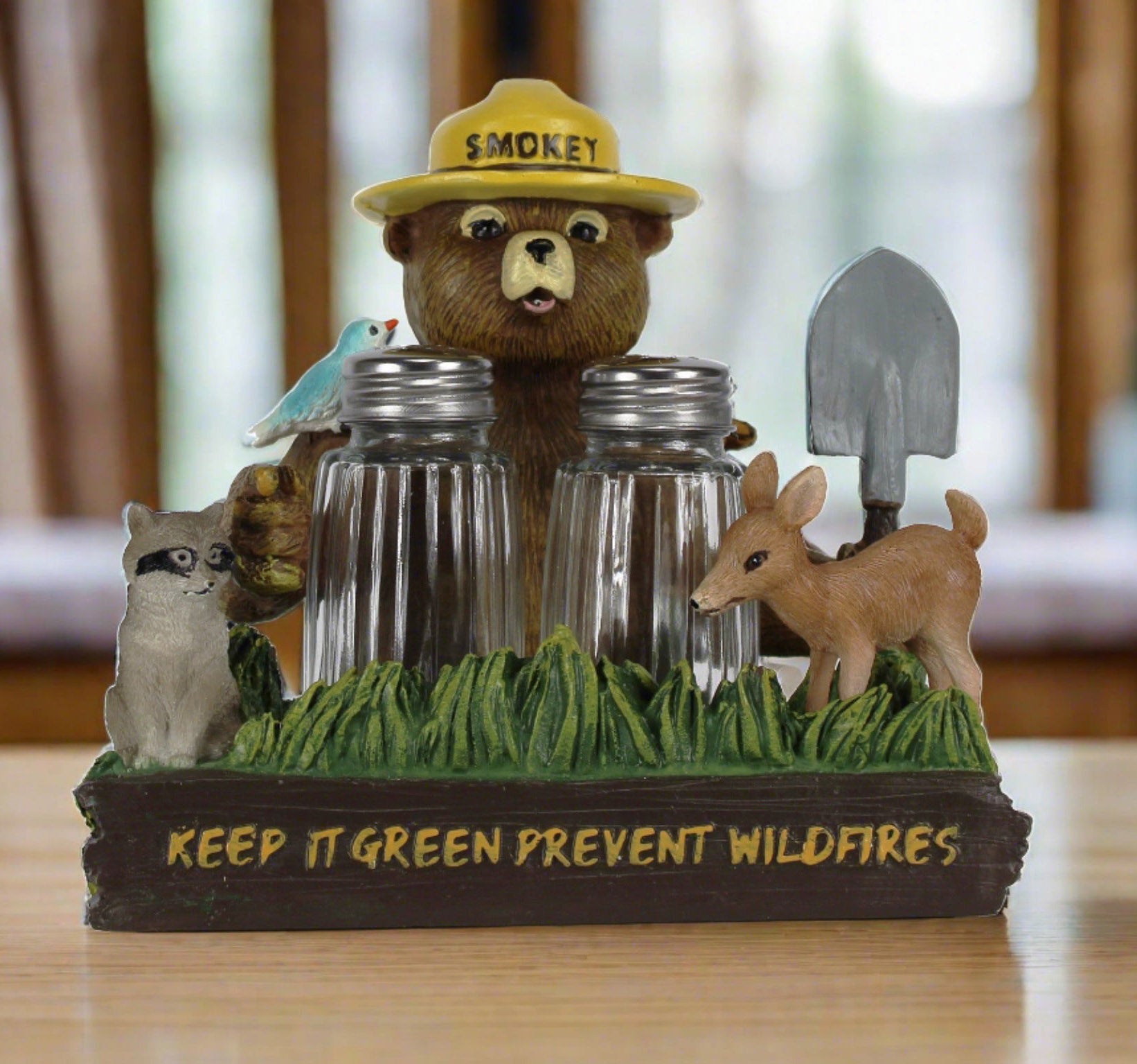 Salt and Pepper Shakers: Smokey Friends & Nature Set for Dining
