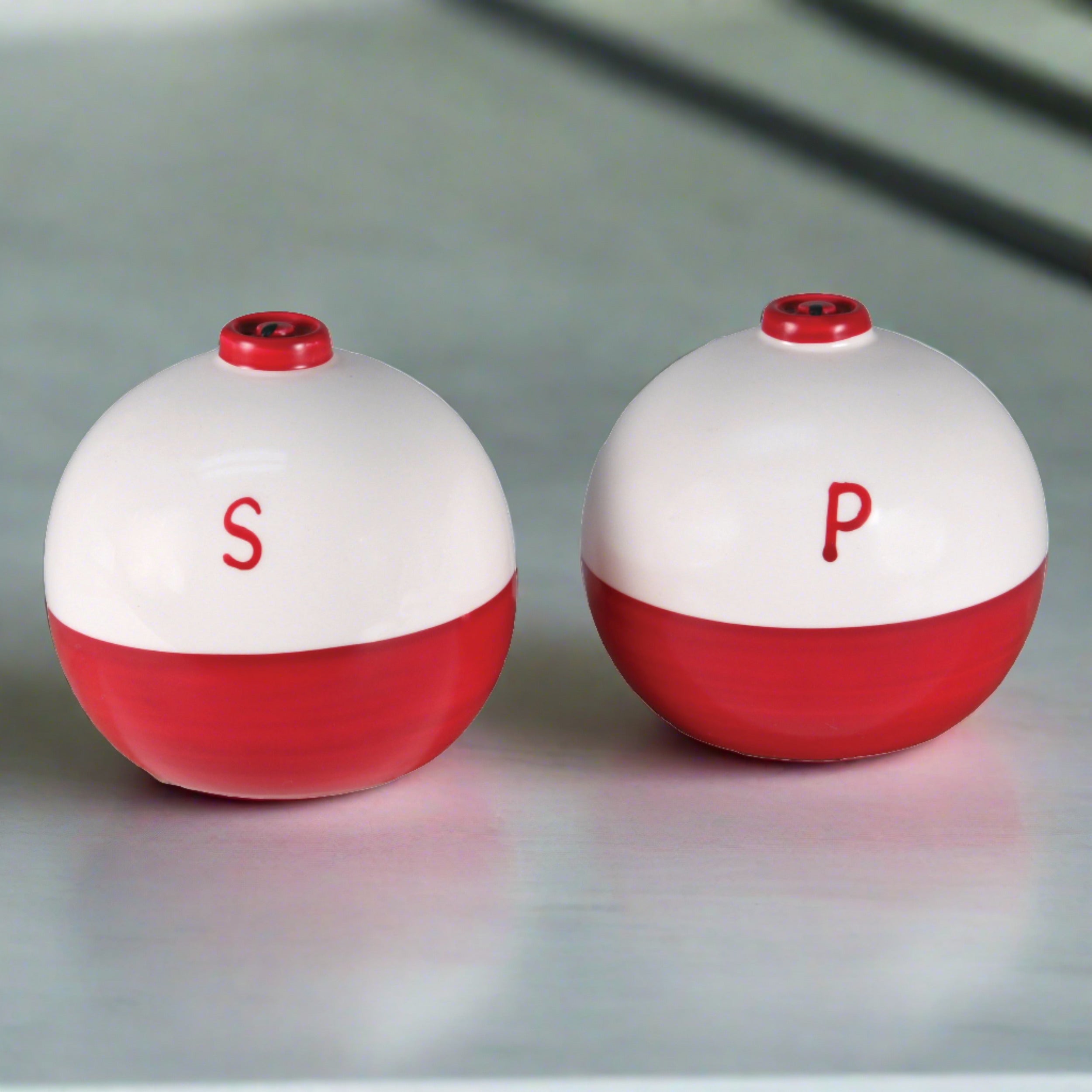 Salt and Pepper Shakers - Bobber Ceramic Set for Stylish Dining