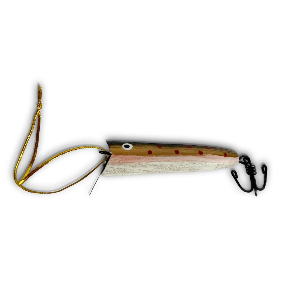 bead wrapped fishing lure ornament Christmas Ornaments 12-Pack-Antique Lures