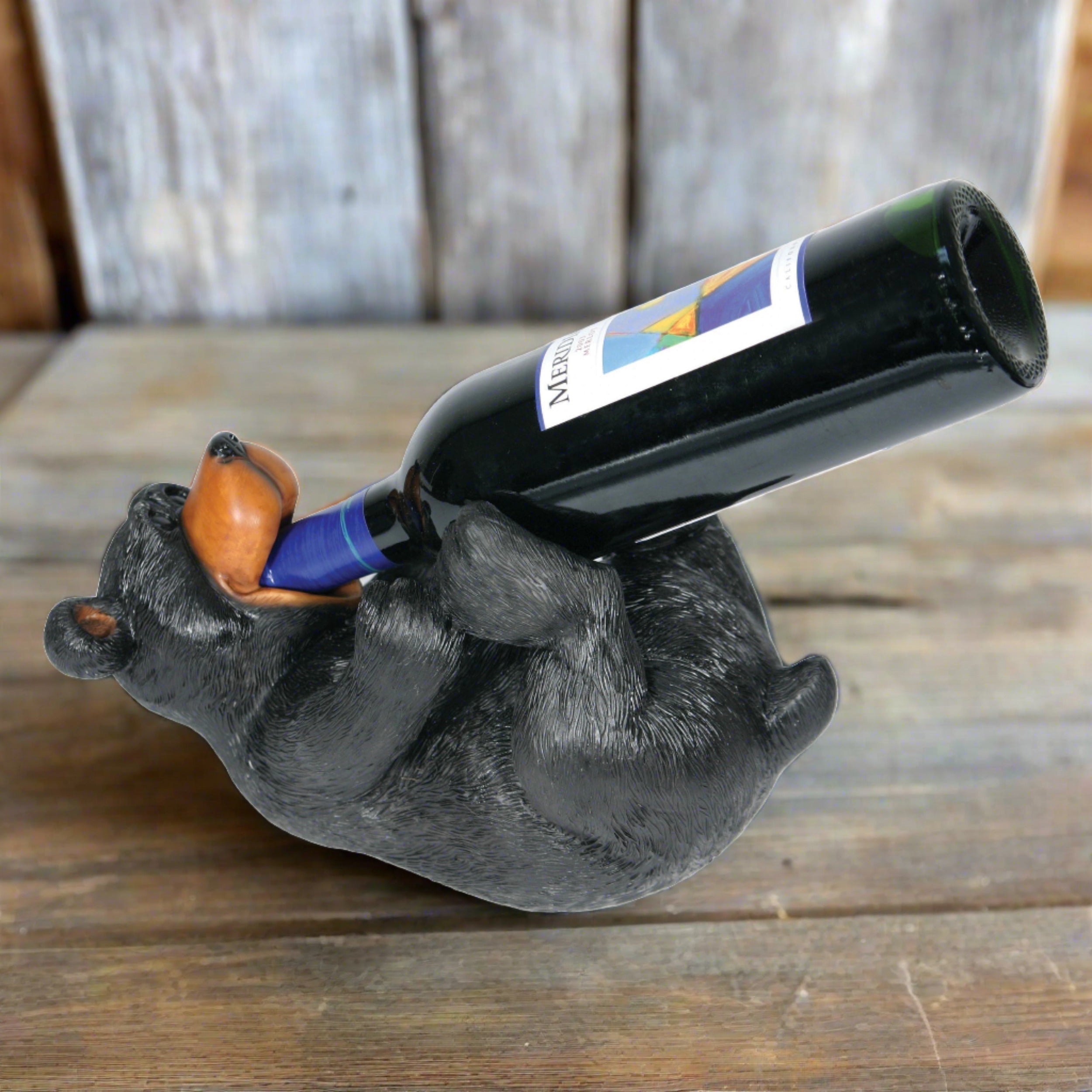 Wine Bottle Holder-Cute Bear - Durable and Charming Design