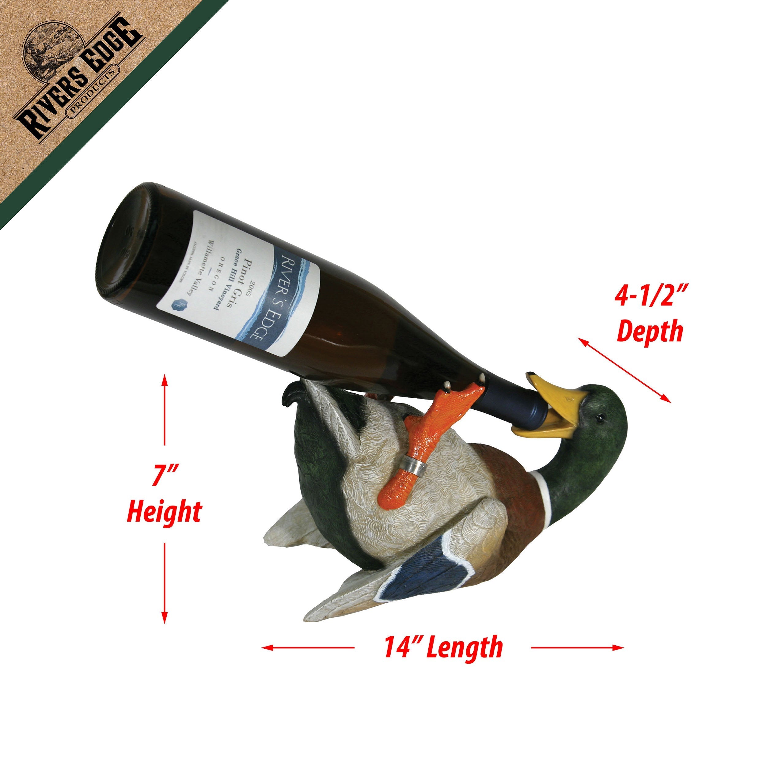 Wine Bottle Holders | Rustic Bar Accessories – Rivers Edge Products