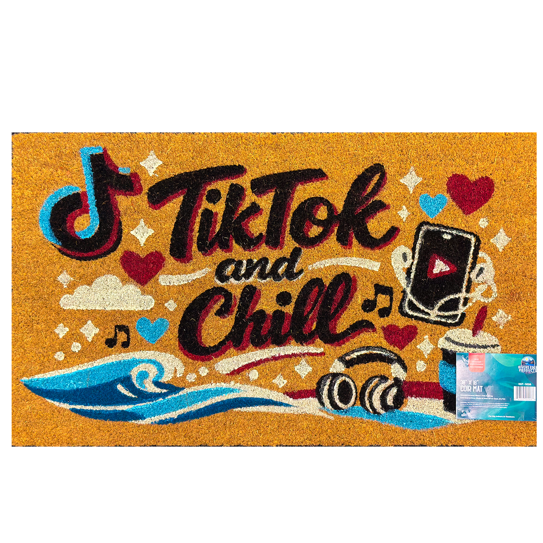 Rivers Edge Products Coir Mat 30x18-TikTok and Chill