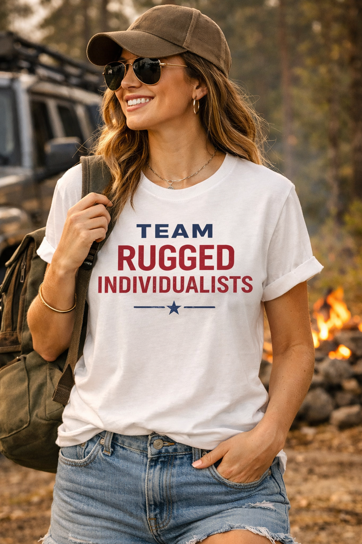 Team Rugged Individualist Statement Print Tee