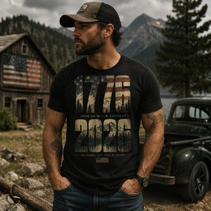 T-Shirt - Patriotic - 1776 - 2026