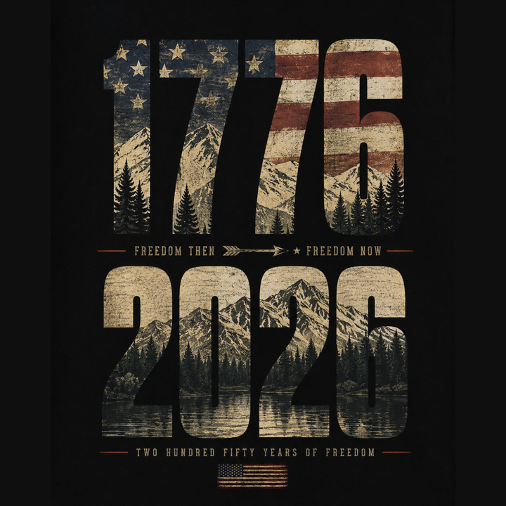 T-Shirt - Patriotic - 1776 - 2026
