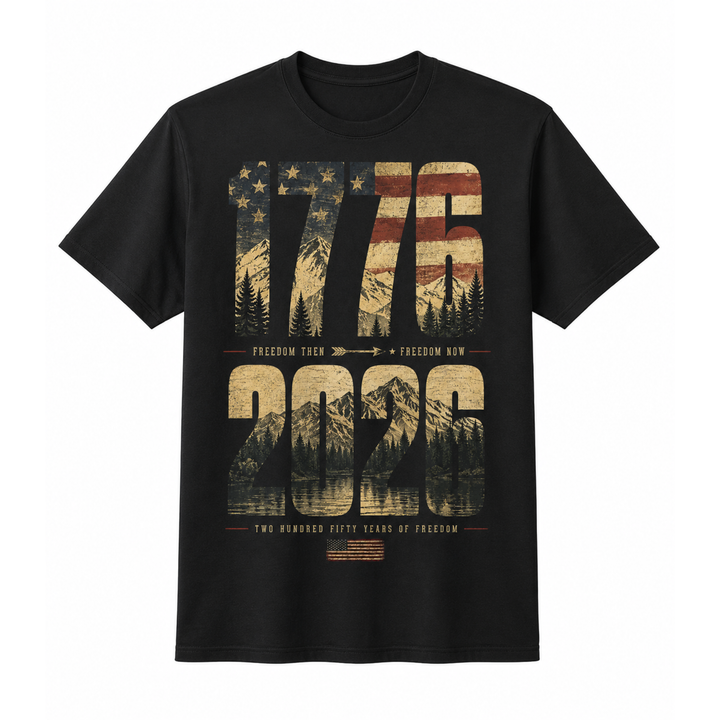 T-Shirt - Patriotic - 1776 - 2026
