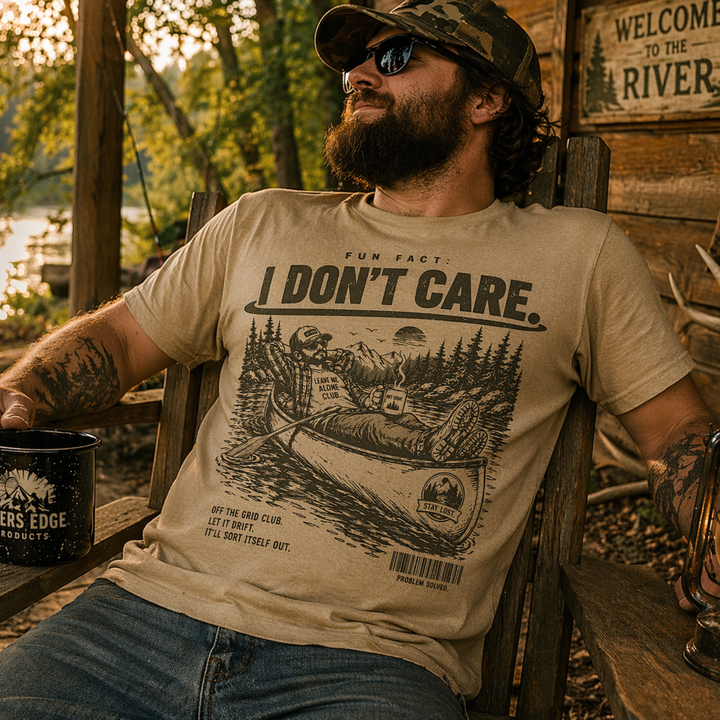 T-Shirt - Bold Statement - Fun Fact I Don't Care Country
