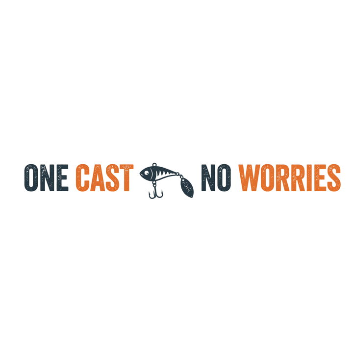 T-Shirt - Bold Statement - One Cast No Worries