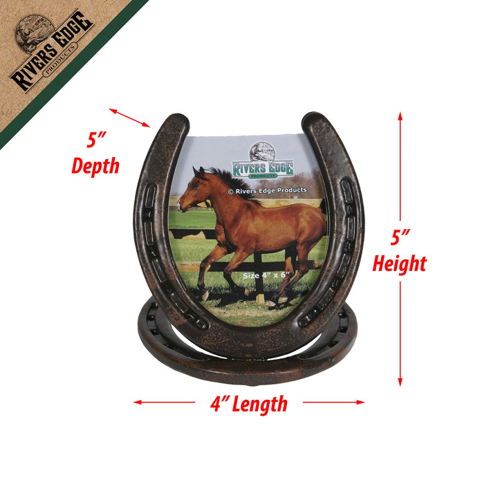 4 X 6 Horseshoe Picture Frame