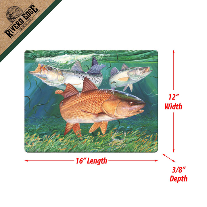 Cutting Board 12In X 16In Redfish