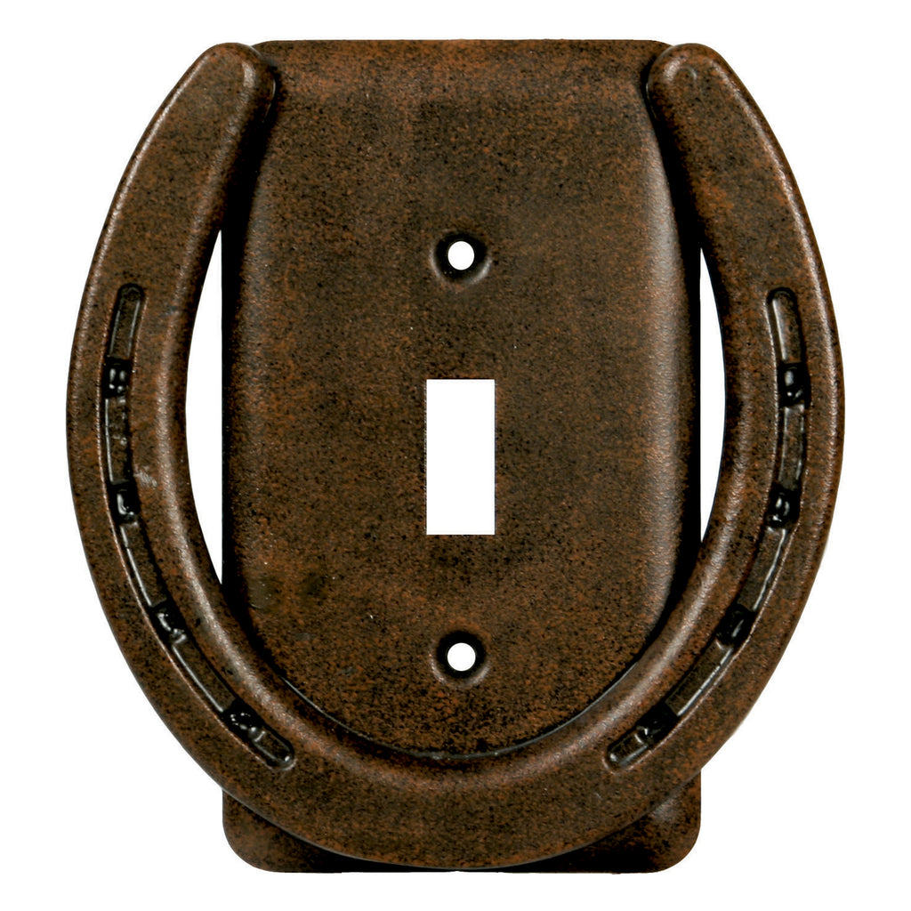 Electrical Cover Plate Switch Single - Horse Shoe