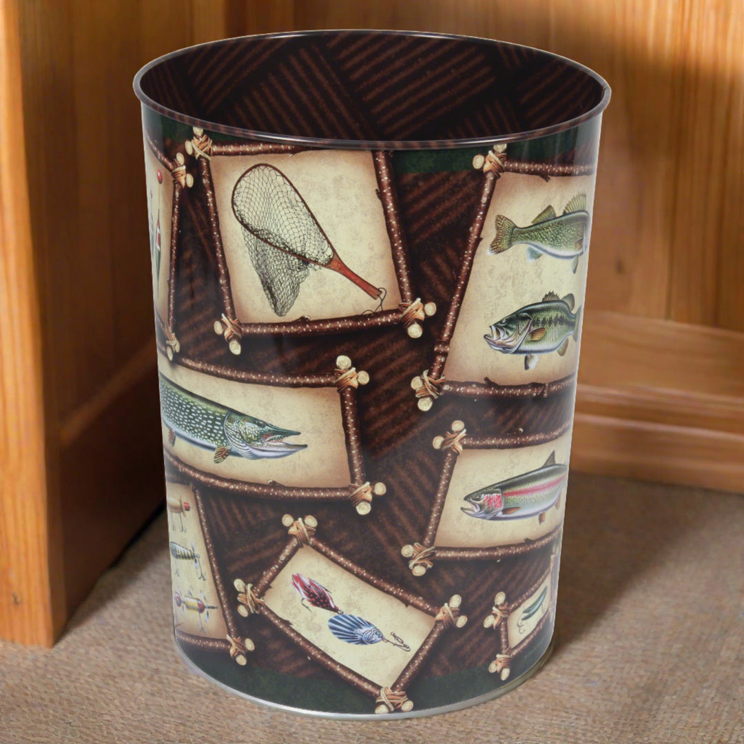 Steel Waste Basket Small Decorative Trash Can