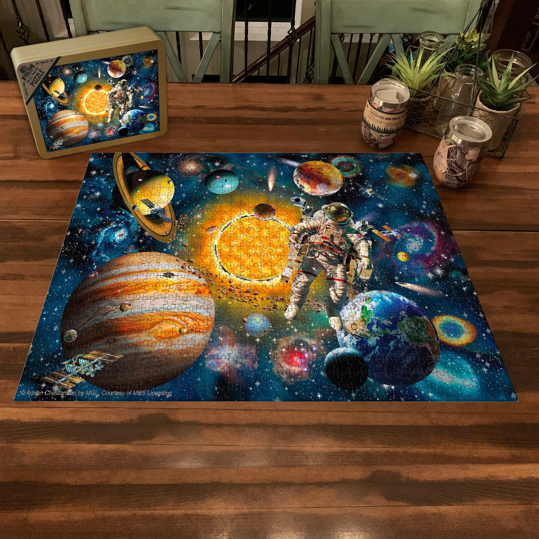 Jigsaw Puzzle In Tin 1000 Piece Space