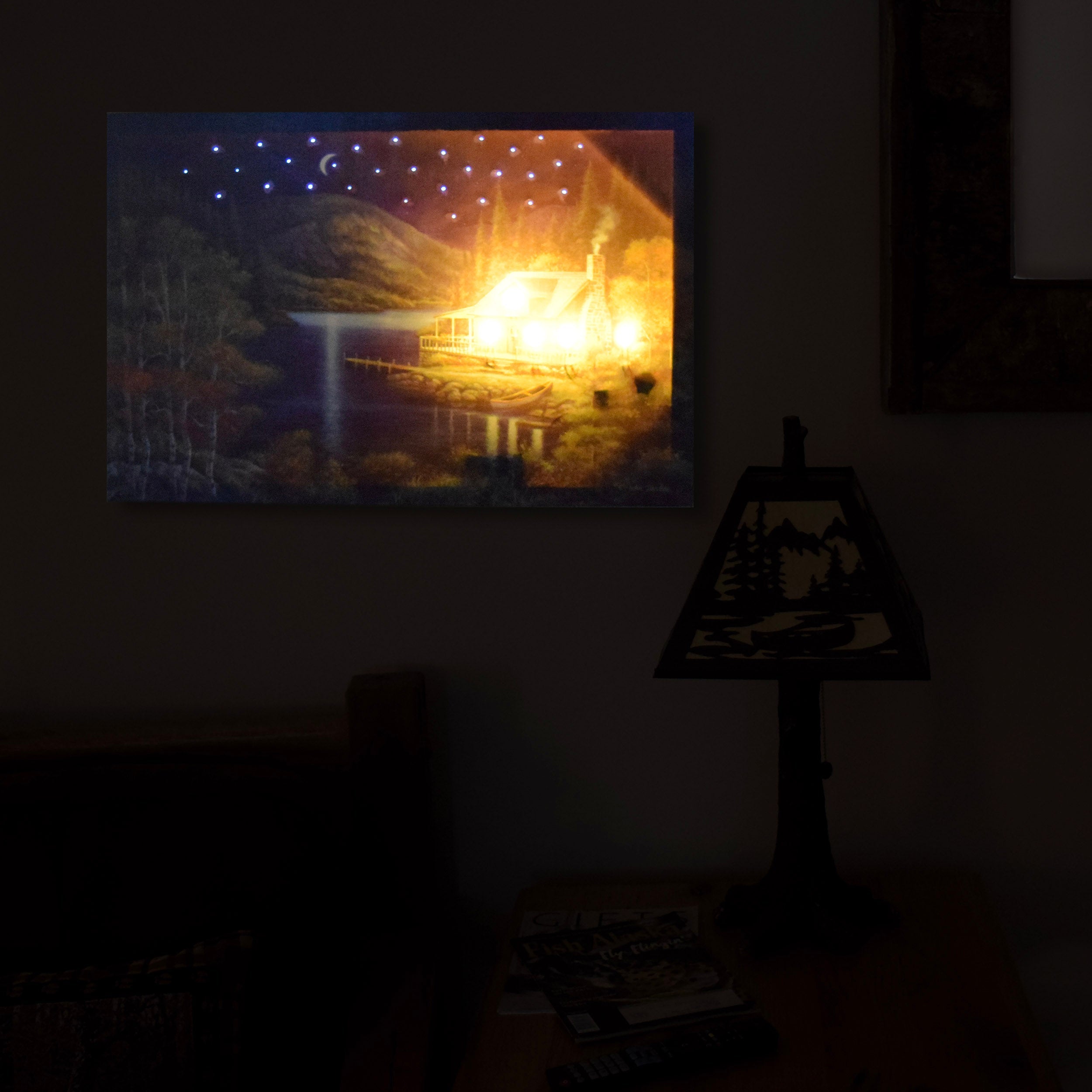 LED Art 24in x 16in - Wishing Upon A Star