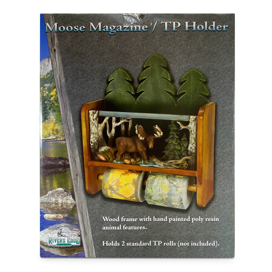 Moose Magazine Rack Tp Holder