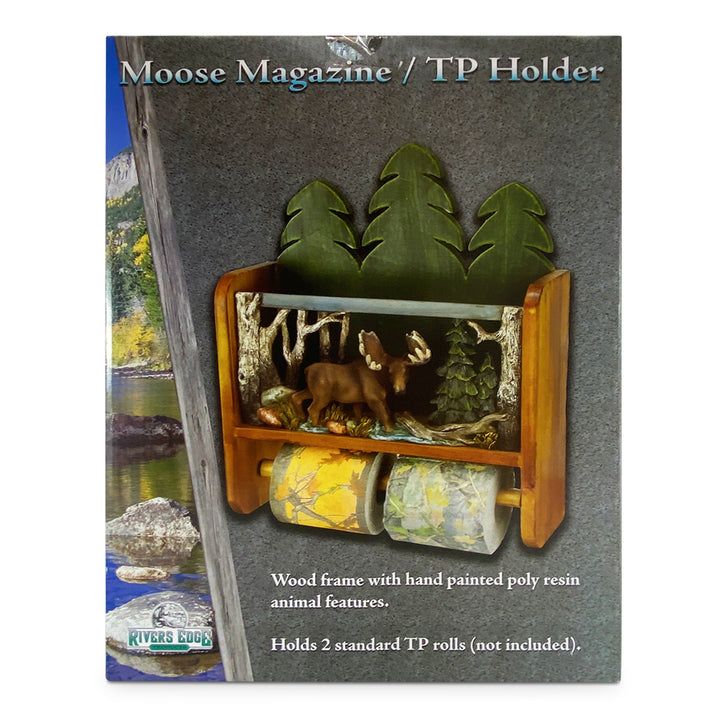 Moose Magazine Rack Tp Holder