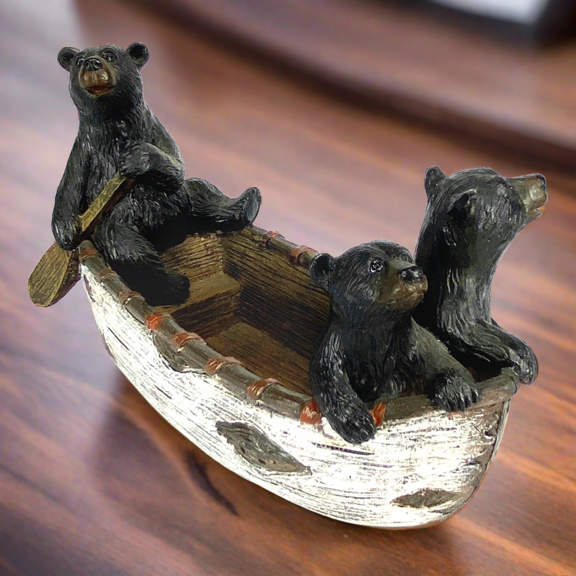 Coaster Set Bears in Boat