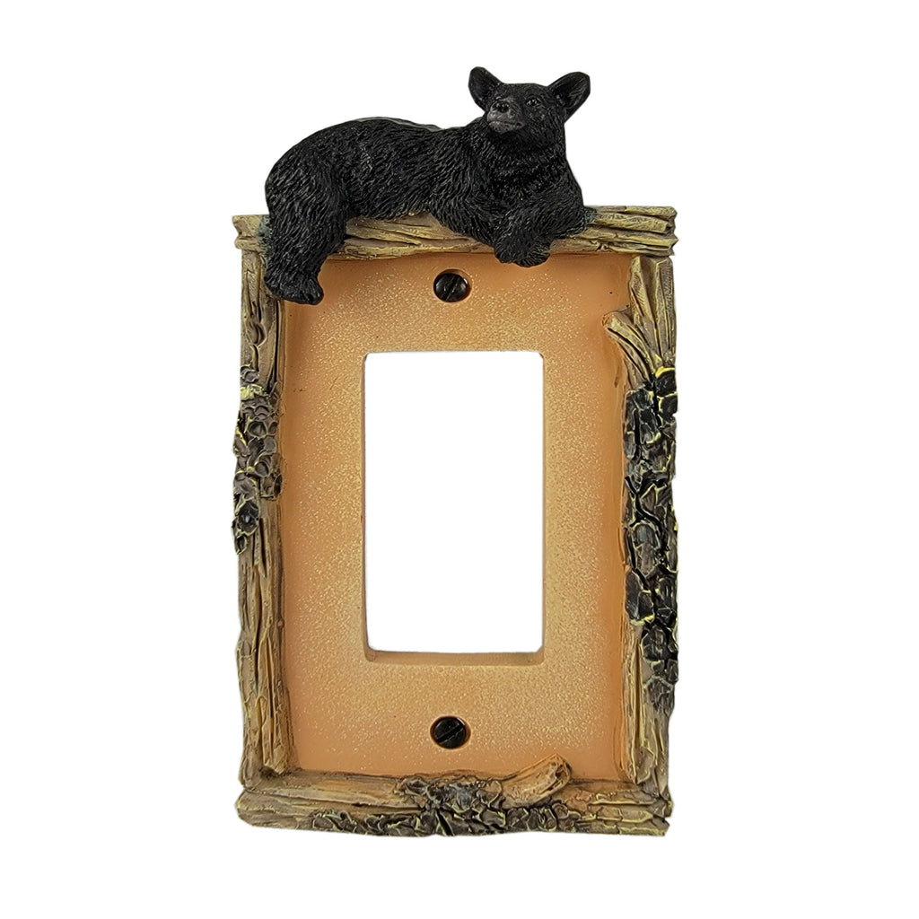 Electrical Cover Plate Decorator Style Single - Bear