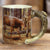 Ceramic Mug 3D 15Oz Deer Scene