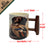 3D Ceramic Coffee Mug With Sculpted Handle 15 Ounces